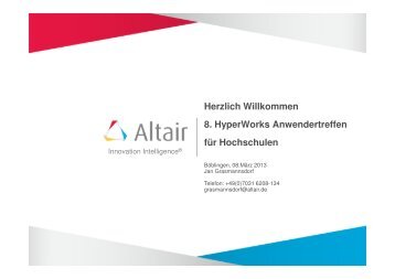 10_2013_Hochschultag_HW12_Praesentation - Altair University