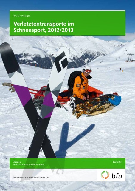 Verletztentransporte im Schneesport, 2012/2013 - bfu