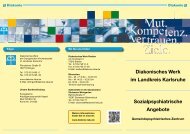 Flyer Fachbereich Sozialpsychiatrie (PDF) - Diakonisches Werk im ...