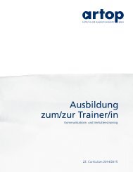 Ausbildung zum/zur Trainer/in - Institut an der Humboldt-Universität ...