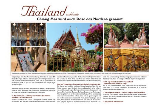 Rundreise â von Bangkok bis nach Chiang Mai - Humboldt ...