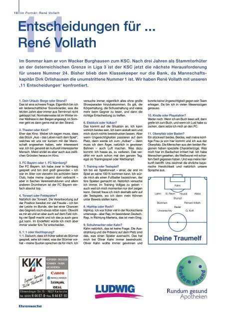 Stadionzeitung 17. Spieltag (KSC - VfL Bochum) - Karlsruher SC