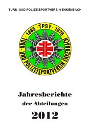 Jahresberichte 2012 - TPSV Enkenbach