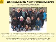 Jahrestagung 2013 - Bündnis Mensch & Tier