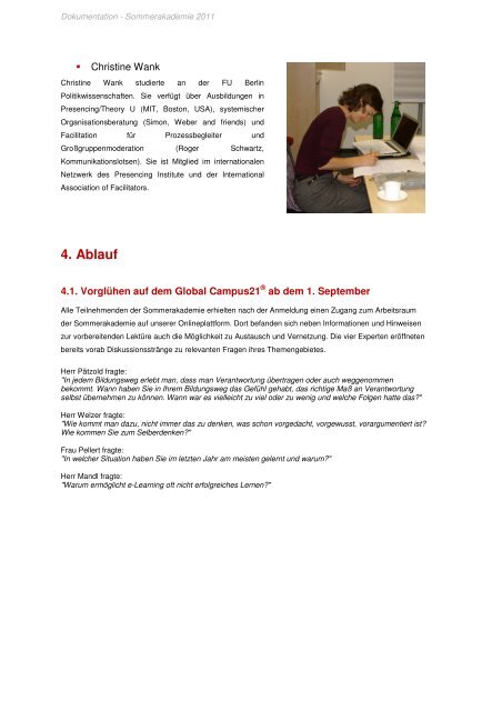 Sommerakademie 2011 (pdf, 3.65 MB, DE) - GIZ