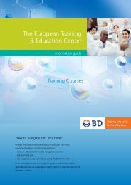 The European Training & Education Center - BD Biosciences