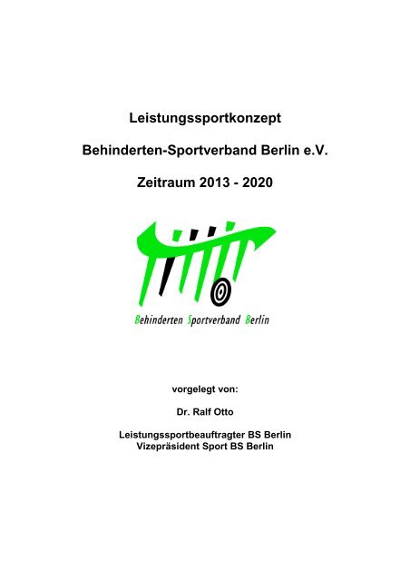 Berlin - Deutscher Behindertensportverband