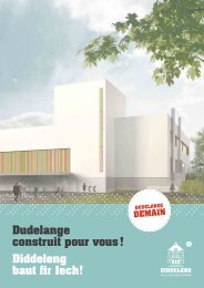 Dudelange construit pour vous ! Diddeleng baut fir Iech!