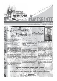 AMTSBLATT - Herrieden