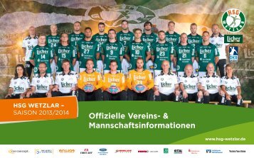 Pressemappe der HSG Wetzlar Saison 2013/2014