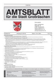 Amtsblatt der Stadt Großräschen