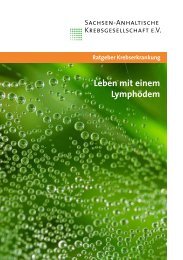 Leben mit einem Lymphödem - Sachsen-Anhaltische ...