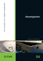 Hauptkatalog Abzweigdosen - GIFAS-ELECTRIC GmbH