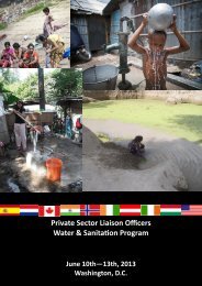 2013 PSLO Water & Sanitation Mission Profile Booklet - Greater ...