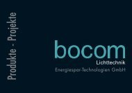 Produkte - Projekte - bocom Lichttechnik â¢ Energiespar ...