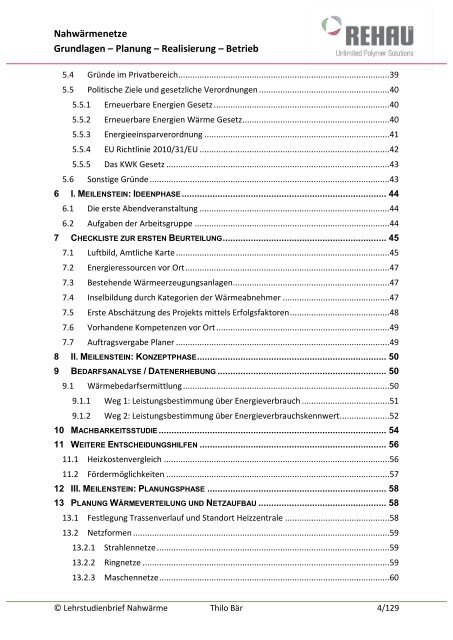 Lehrstudienbrief Nahwärme - klimakreis.org