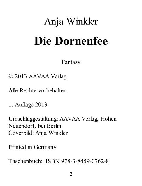 Die Dornenfee - Buch.de