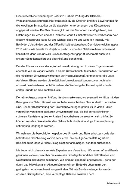 Sprechzettel (pdf, 38 KB) - Bundesnetzagentur