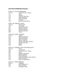 Bus Schedule