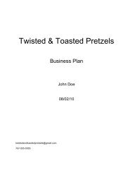 Twisted & Toasted Pretzels