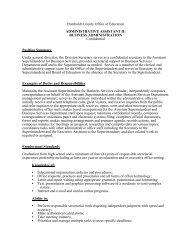 BUSINESS ADMINISTRATION Confidential - Humboldt County ...