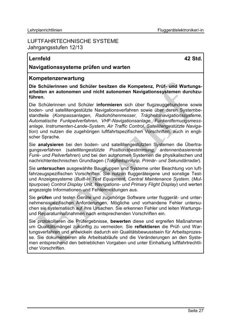 Download lpr_fluggeraetelektroniker_entwurf.pdf - ISB - Bayern