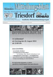 Mitteilungsblatt Nr. 17 vom 16.08.2013 - Markt Weidenbach