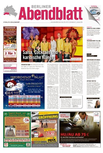 salsa,cocktailsund karibischeklÃ¤nge - Berliner Abendblatt