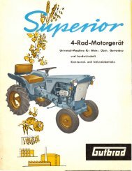 Superior 4-Rad Motorgerät von 09.1963 - Gutbrod Bernd