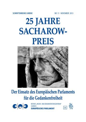 25 JAHRE SACHAROW- PREIS - European Parliament - Europa
