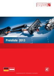 Preisliste 2013 - Murrplastik Systemtechnik