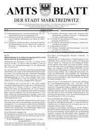 Amtsblatt Nr. 06/2013 - Stadt Marktredwitz