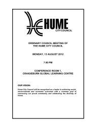 Agenda - Hume City Council