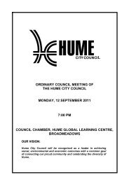 Agenda - Hume City Council