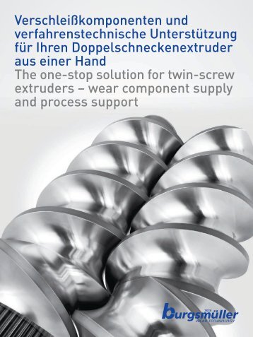 BurgsmÃ¼ller_Ersatzteile_Extrusion - BurgsmÃ¼ller GmbH