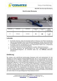 Beschleunigte Bewegung - Conatex-Didactic Lehrmittel GmbH