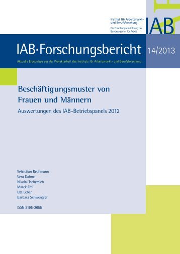 IAB-Forschungsbericht 14/2013