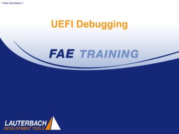 UEFI Debugging - Lauterbach
