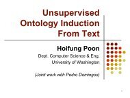 Unsupervised Ontology Induction From Text - Microsoft Research