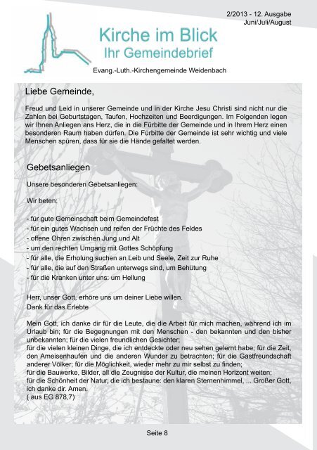 Ausgabe 12: 2/2013 - Juni/Juli/August (pdf-Dokument)