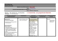 SIC III Geografie Oberstufe - Gemeindeschulen