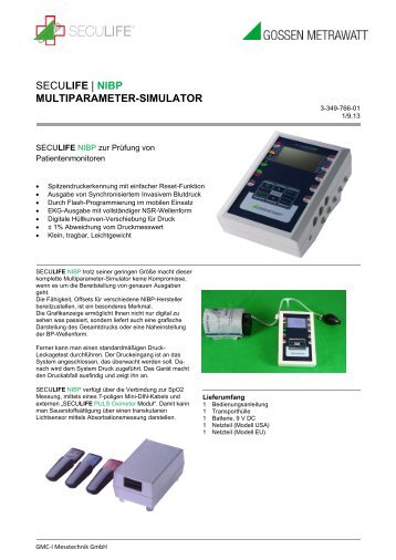 Datenblatt (pdf 362 kB) - GMC-I Messtechnik GmbH