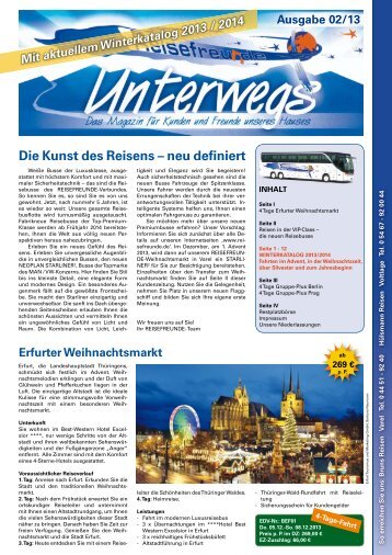 kompl. Ausgabe 02/2013 inkl. WINTERKATALOG - HÃ¼lsmann Reisen