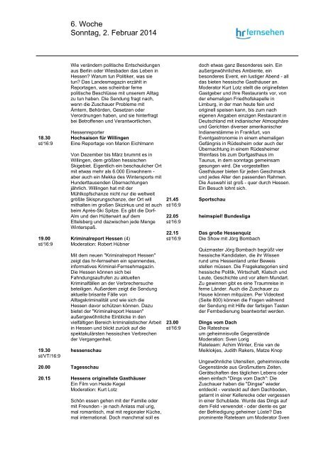 Programm hrfs 1.2.-7.2. als Pdf - Hessischer Rundfunk