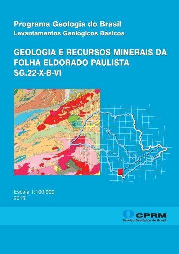 geologia e recursos minerais da folha eldorado paulista sg ... - CPRM