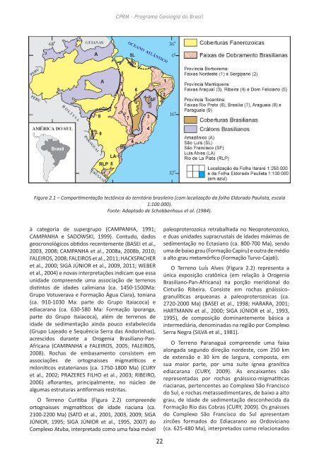 geologia e recursos minerais da folha eldorado paulista sg ... - CPRM