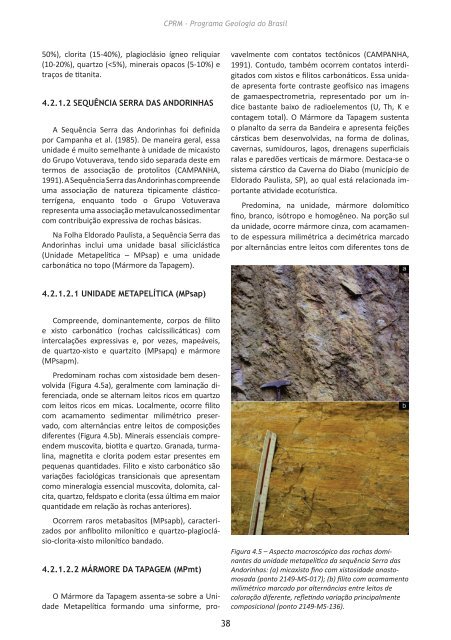 geologia e recursos minerais da folha eldorado paulista sg ... - CPRM