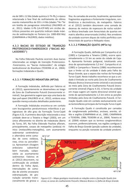 geologia e recursos minerais da folha eldorado paulista sg ... - CPRM