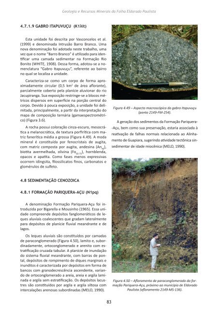 geologia e recursos minerais da folha eldorado paulista sg ... - CPRM