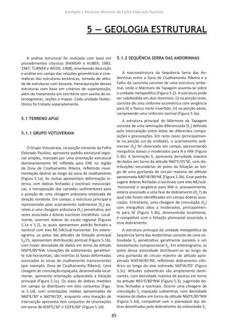 geologia e recursos minerais da folha eldorado paulista sg ... - CPRM